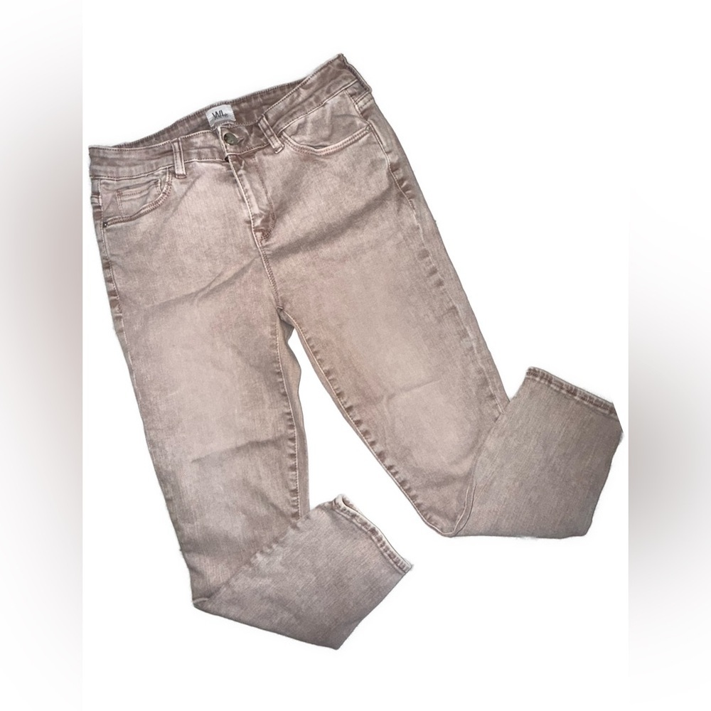 Wash Lab Dusty Pink Stretch Fix Capri Jeans Women’s Size 28